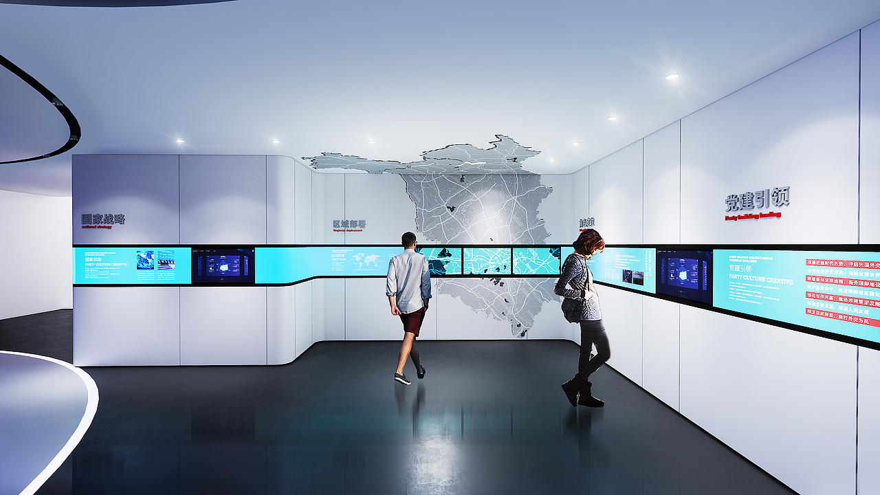 科技企业展厅设计