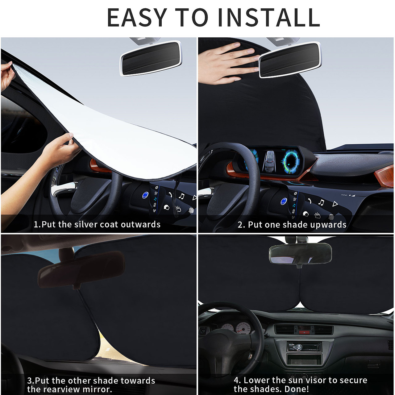 亚马逊-汽车遮阳用品精修