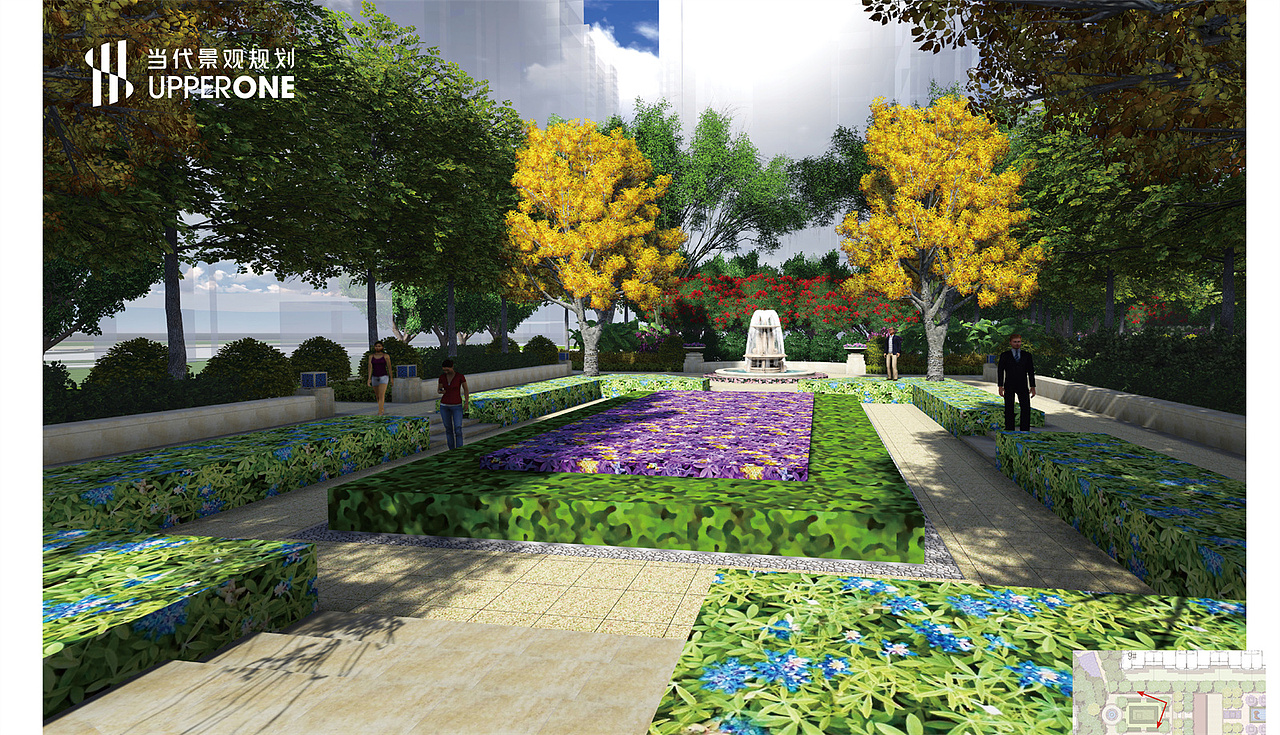 郑州正商书香华府景观深化效果图