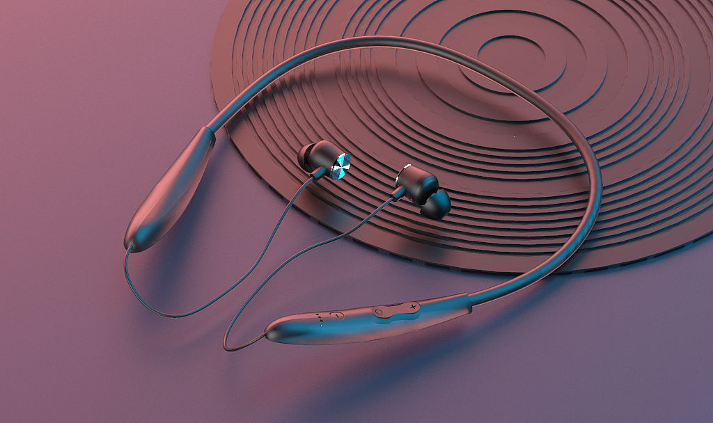 蓝牙耳机(C4D电商)