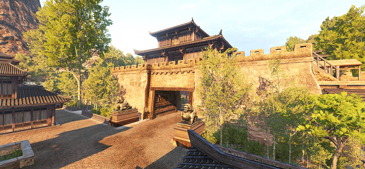 【衣谷三国概念设定】场景地编截图（一）（图ZMzIzOTQ4Njk2） - 概念设定 - 站酷设计师疾风Shawk原创素材 - 站酷ZCOOL