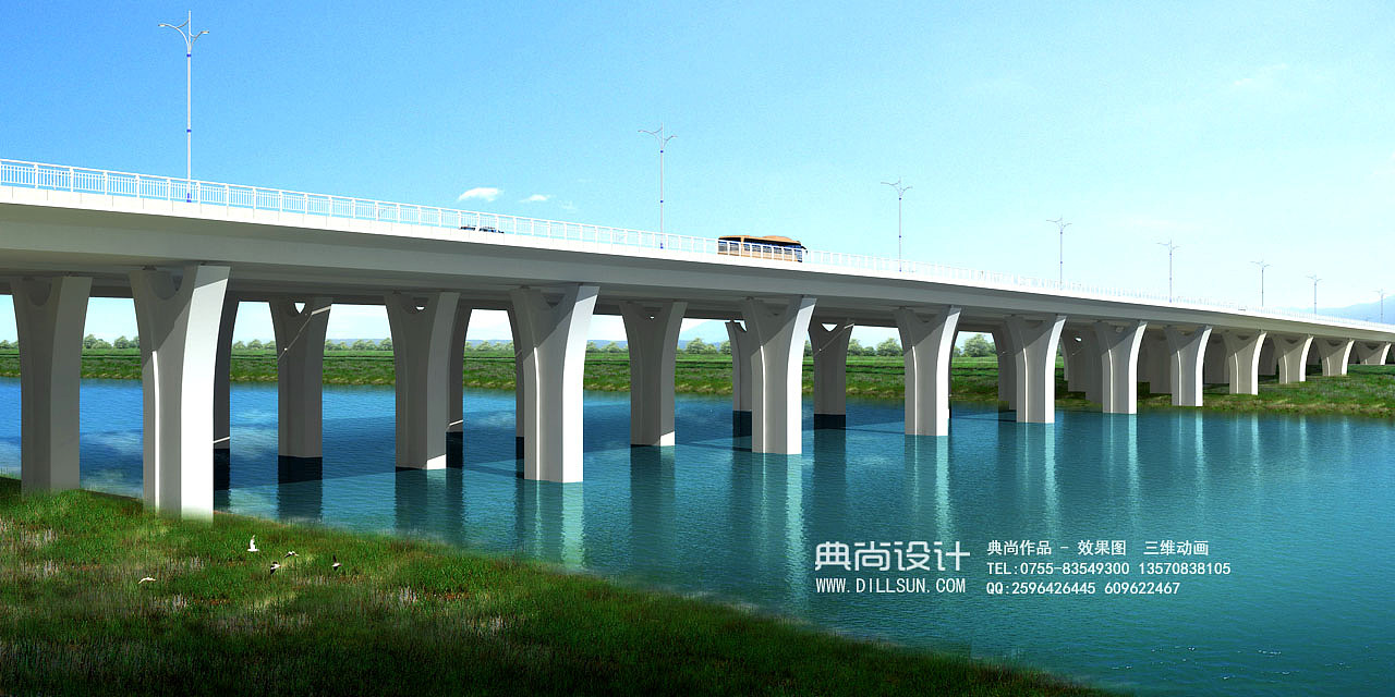 桥梁设计效果图 3