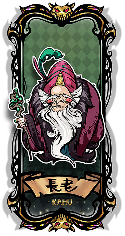 狼人杀原创卡牌_part4（图ZMzE0Njk5OTI0） - 游戏原画 - 站酷设计师Rahu牛丸原创素材 - 站酷ZCOOL