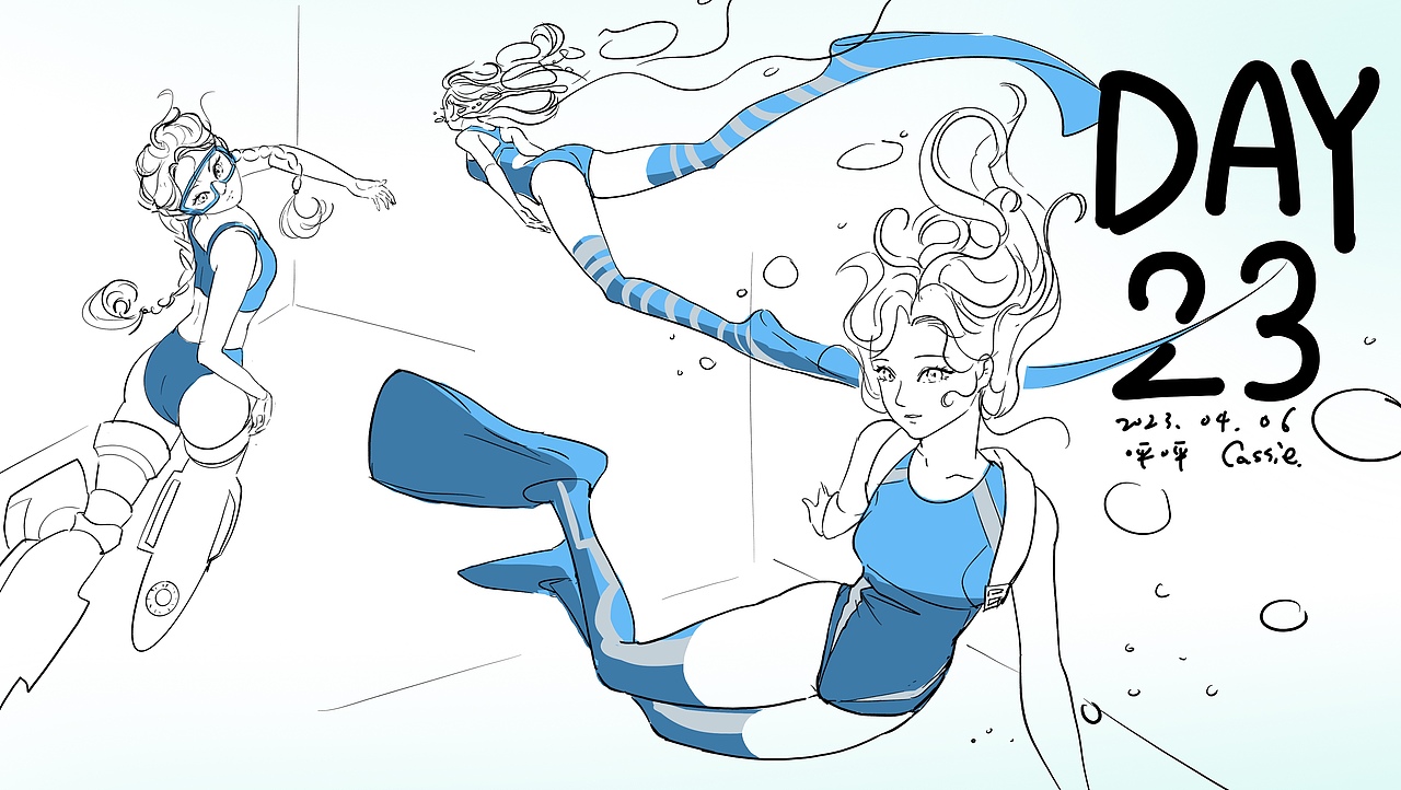 速写30天挑战合集 3.8-4.16