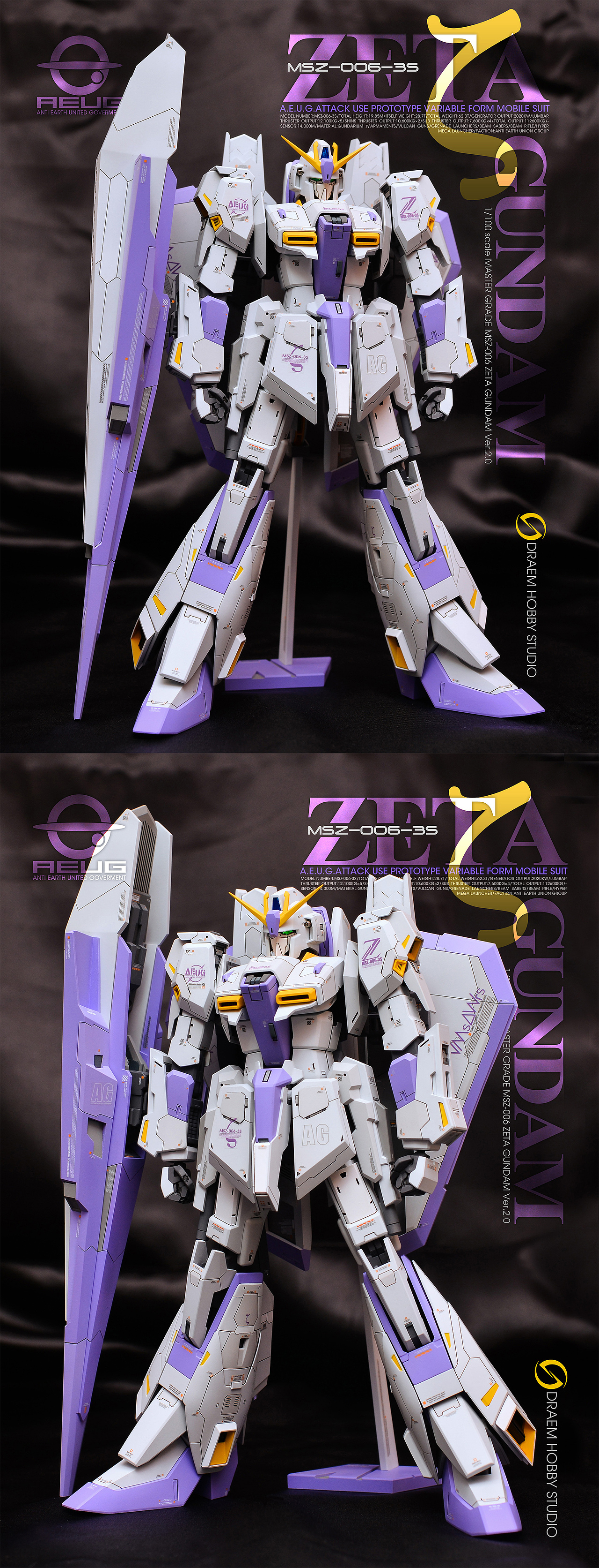 科幻模型设计制作｜《MG STRIKE ZETA》附改造过程（图ZMzIwNTQxMTI4） - 手办/模玩 - 站酷设计师逍遥2003原创素材 - 站酷ZCOOL