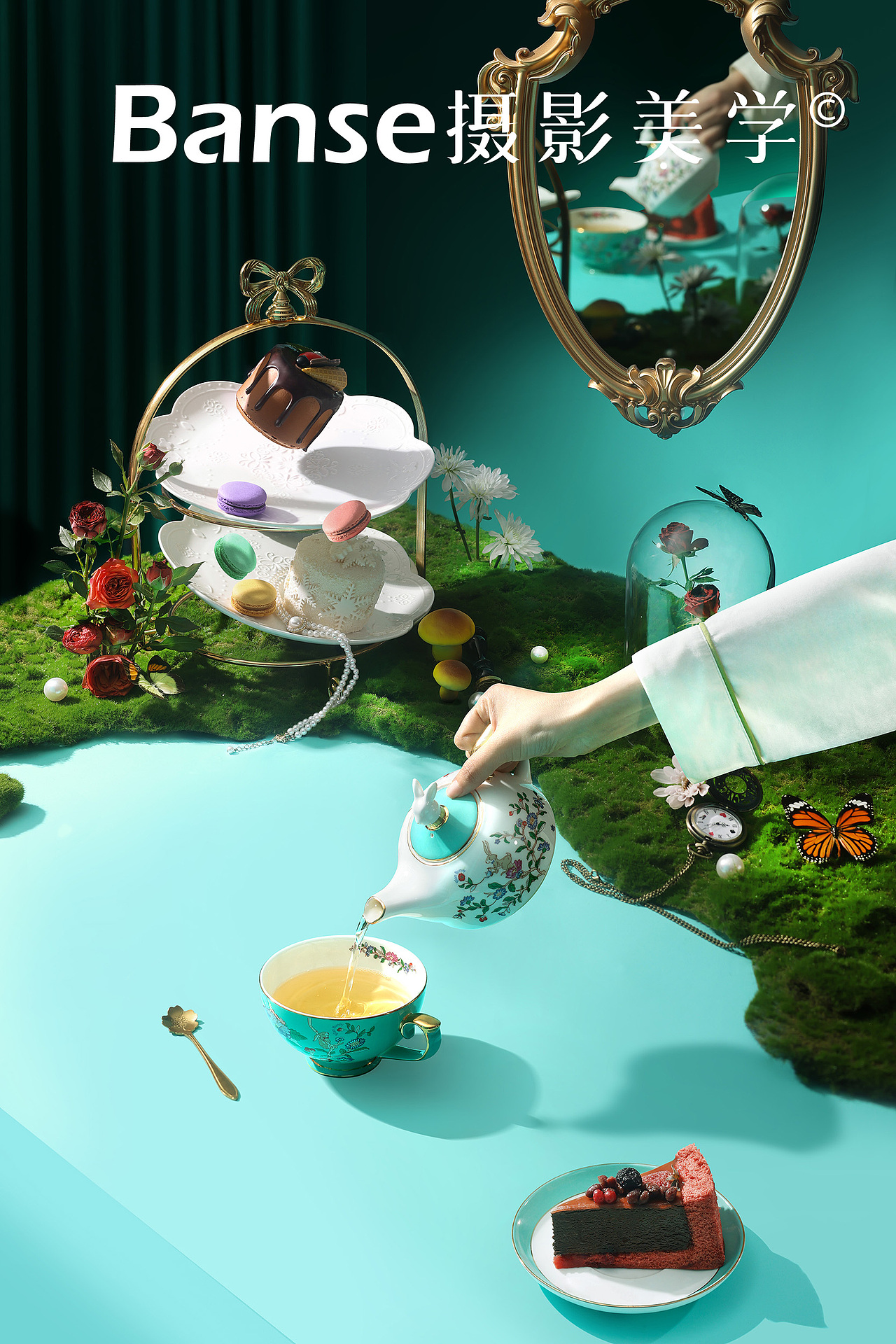 樱 ✖ 布兰兔秘密花园子母壶拍摄（图ZMjk4NjM3NDM2） - 产品摄影 - 站酷设计师shoshe2011原创素材 - 站酷ZCOOL