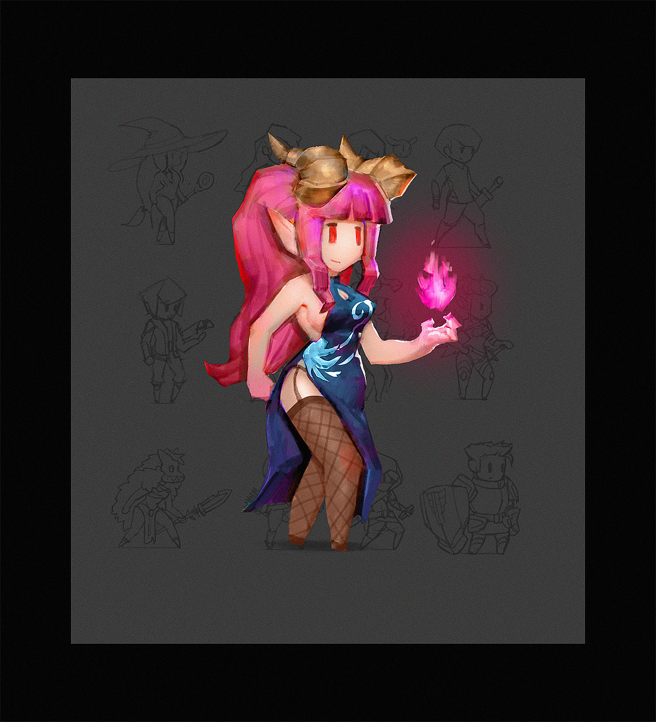 小姑凉（图ZMzExMDIzODgw） - 创作习作 - 站酷设计师山人土二原创素材 - 站酷ZCOOL