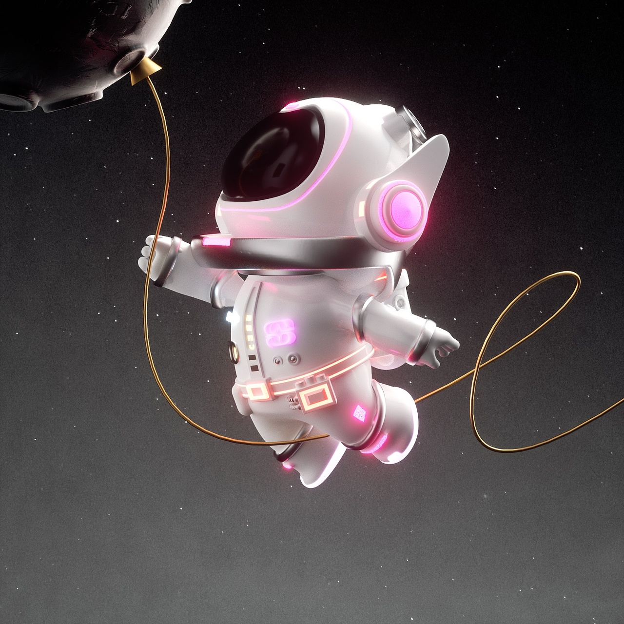 海外航天员游戏元素制作|三维动画