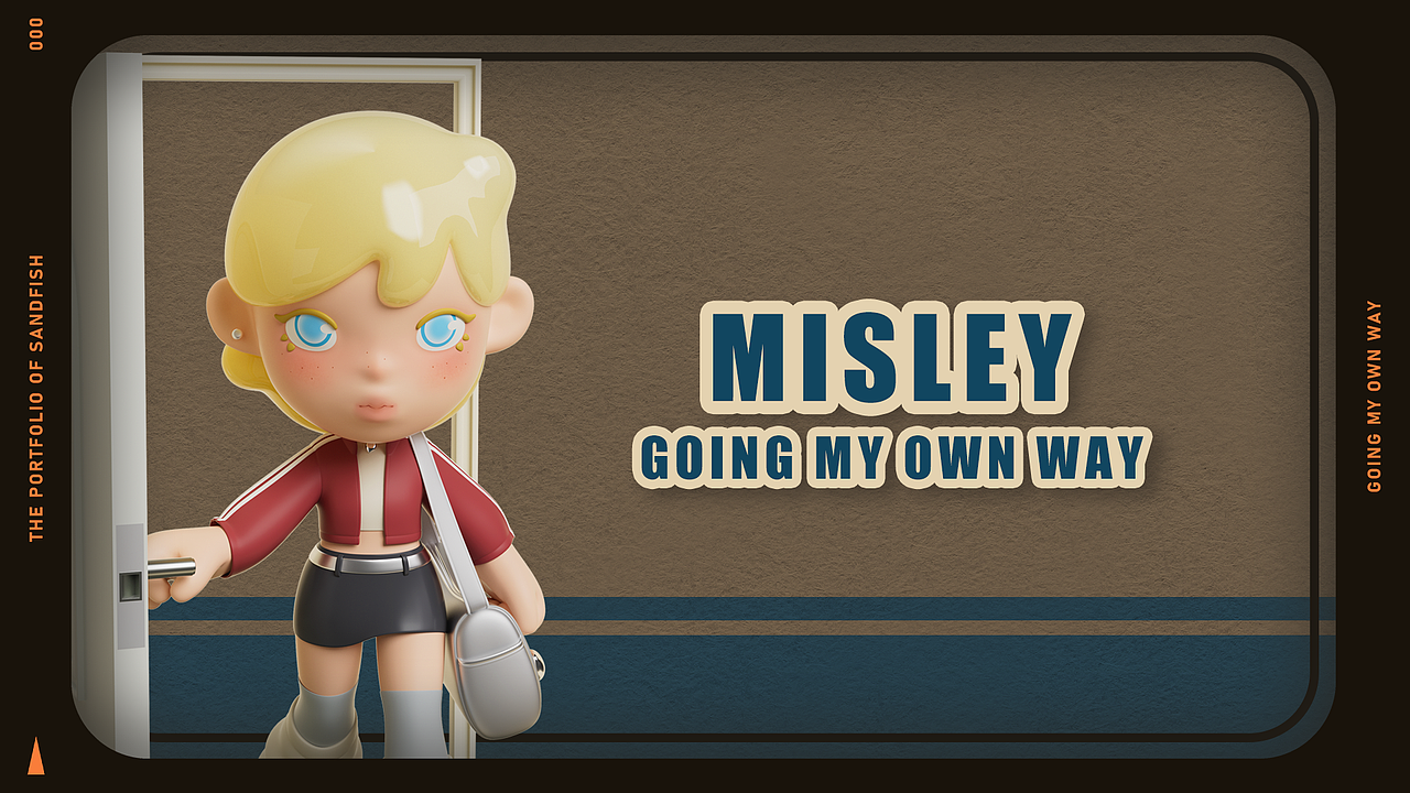 原创IP | 偷偷告诉你少女MISLEY的出走计划（图ZMzUzNjYzNTU2） - IP形象 - 站酷设计师我是文鱼原创素材 - 站酷ZCOOL