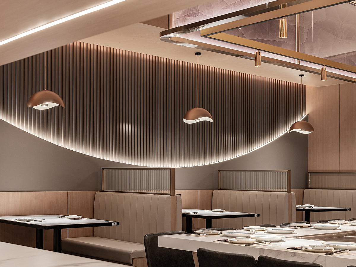 广州餐厅设计,“一艘大船”开进了大渔铁板烧自助餐厅