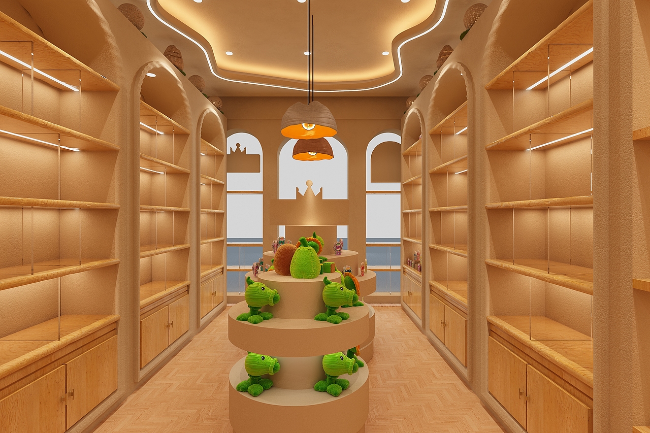 手办店设计手办店装修（图ZMzYyMTY5NjM2） - 展陈设计 - 站酷设计师星空工作室原创素材 - 站酷ZCOOL
