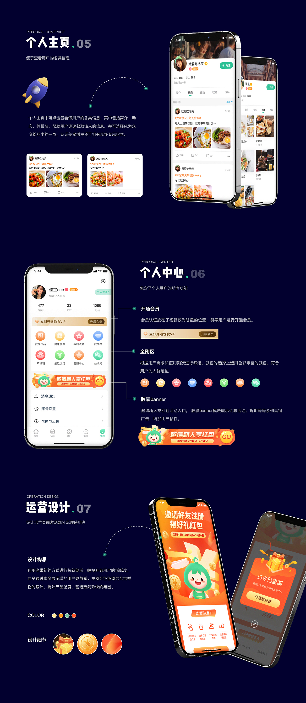 「悅食APP」健康飲食 —今天也要好好吃飯（圖ZMjk4MDk3MDYw） - APP界面 - 站酷設(shè)計(jì)師libra佳飛原創(chuàng)素材 - 站酷ZCOOL