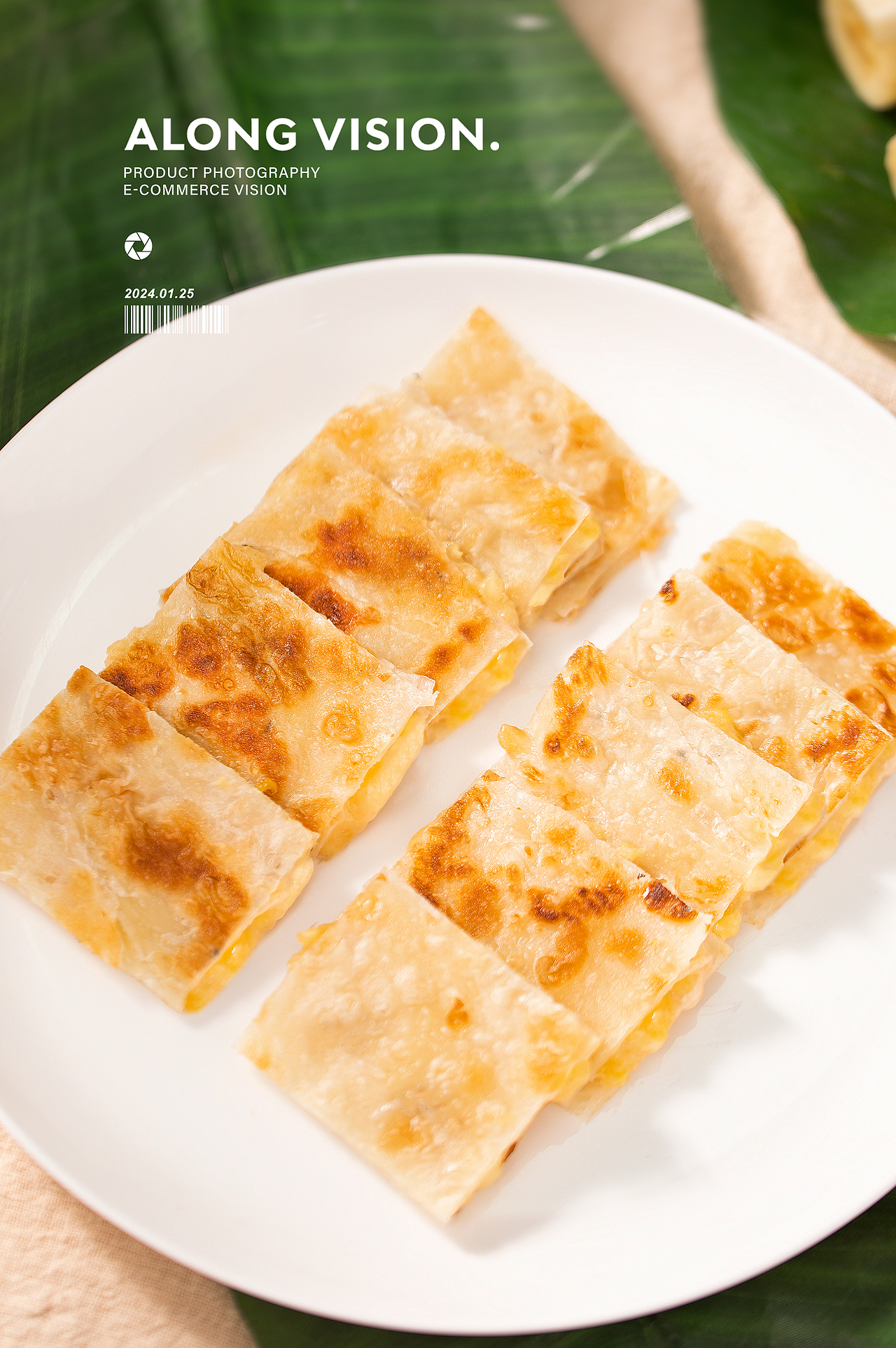 印度飞饼水果飞饼拍摄