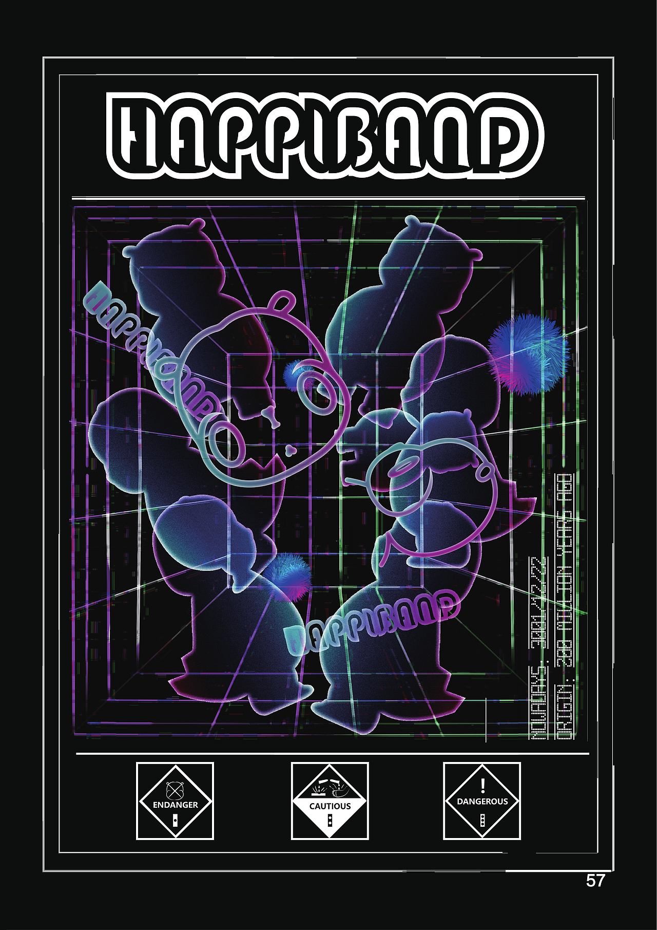 哈皮党人物主题品牌视觉识别及应用设计视觉VI手册