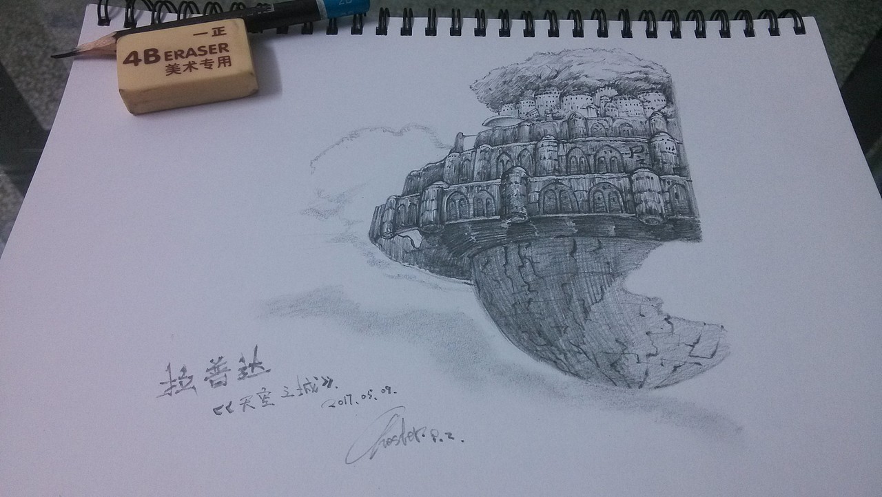 宫崎骏 -天空之城（图ZMzQyMjE1MDEy） - 创作习作 - 站酷设计师小鱼先生chester原创素材 - 站酷ZCOOL