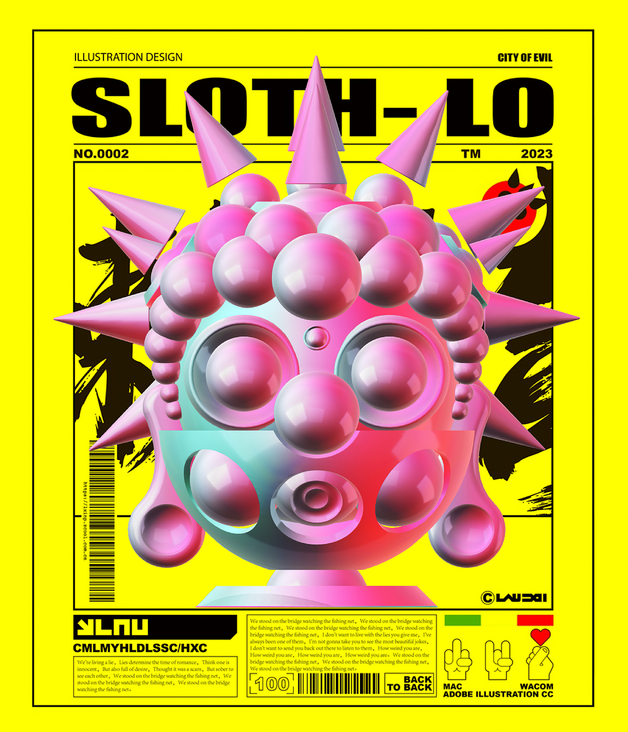 CITY OF EVIL（图ZMzQ1OTk0NjUy） - 新锐潮流插画 - 站酷设计师LAU丶一乂刂原创素材 - 站酷ZCOOL