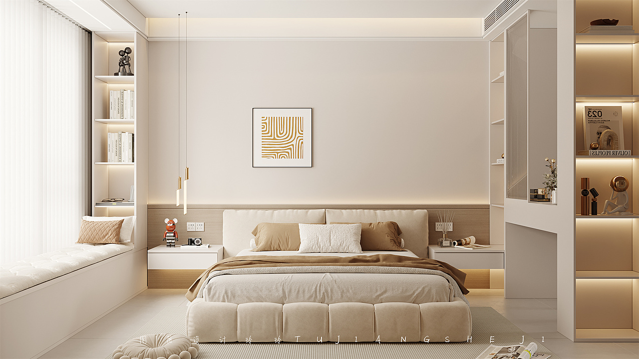 奶油风设计 | 安静自在 柔和治愈— 图匠设计（图ZMzY1OTk4NDUy） - 家装设计 - 站酷设计师万万学设计原创素材 - 站酷ZCOOL