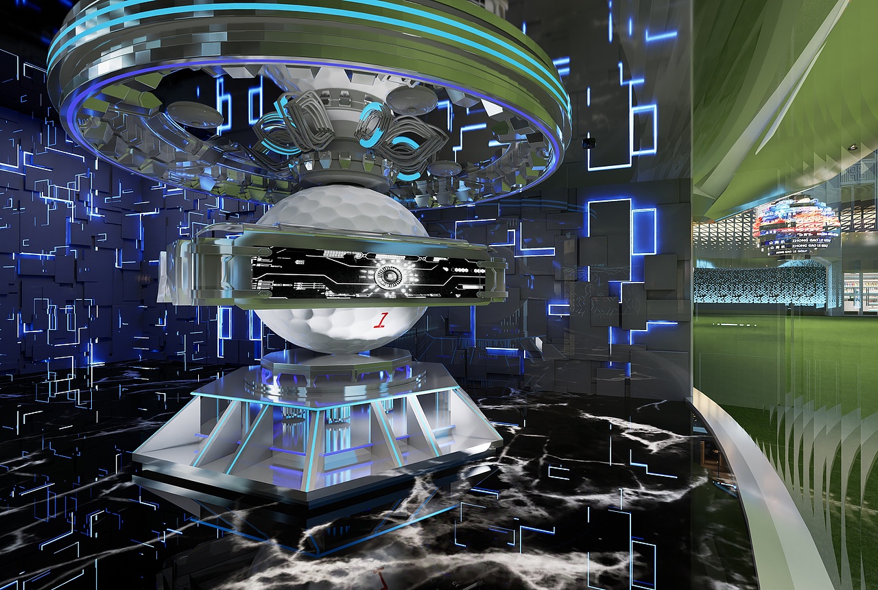 LK DESIGN | 杭州众高乐高尔夫球馆区设计方案