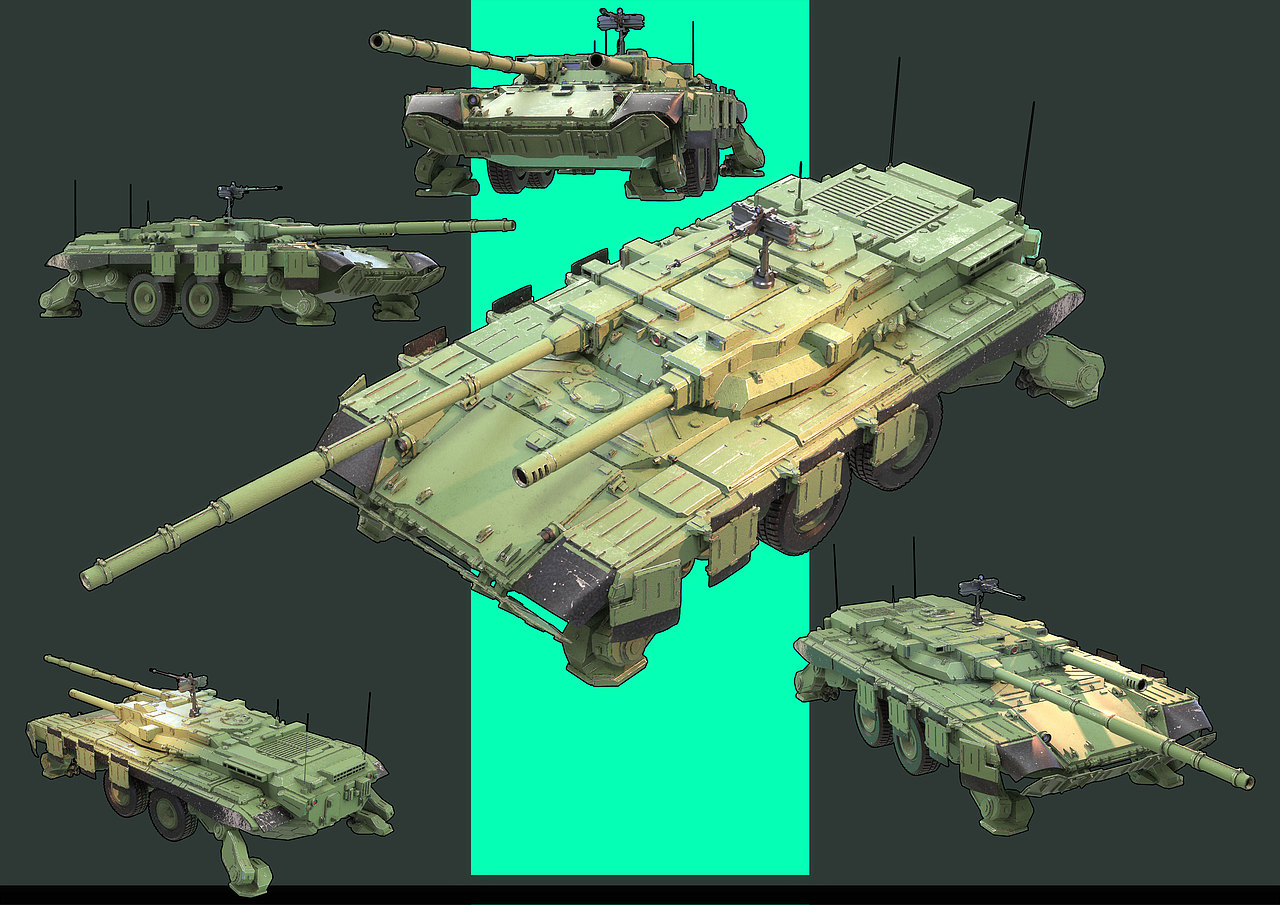 ISM-64A1A 坦克歼击车（图ZMzEyODc2OTI0） - 创作习作 - 站酷设计师azgcz原创素材 - 站酷ZCOOL