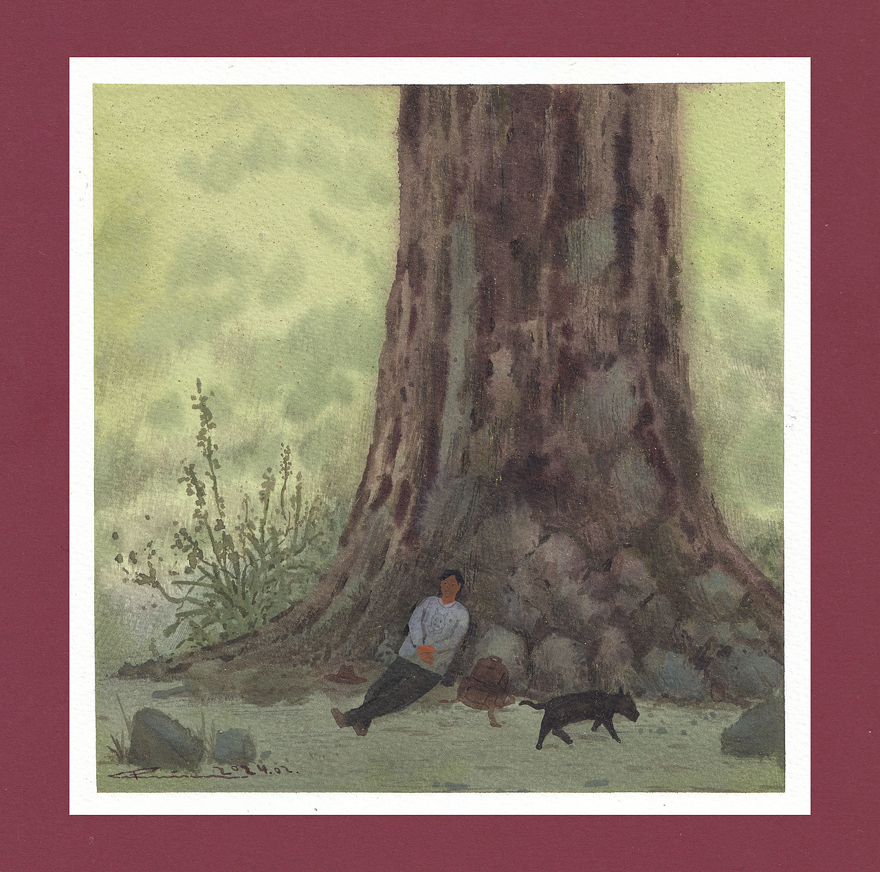 『画本系列』我的第51-53本画本-一人一狗的生活游记（图ZMzYzMzkyNDMy） - 绘画 - 站酷设计师画画的陈一丘原创素材 - 站酷ZCOOL