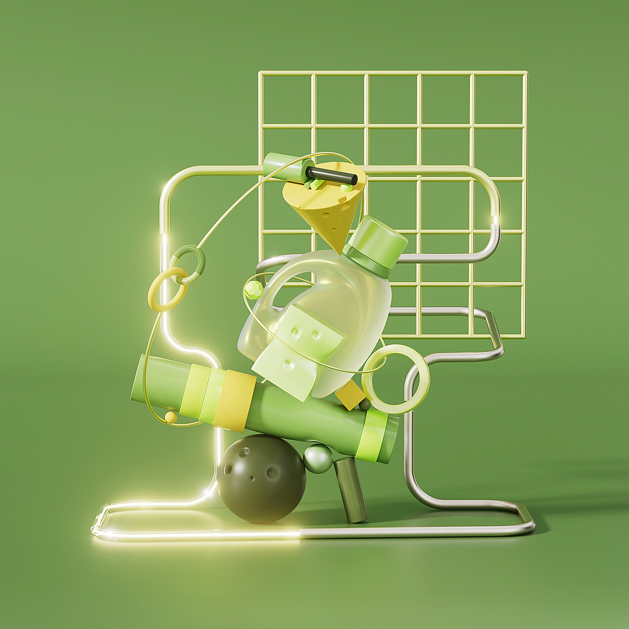 某童鞋的C4D课堂06期【学生作业一】