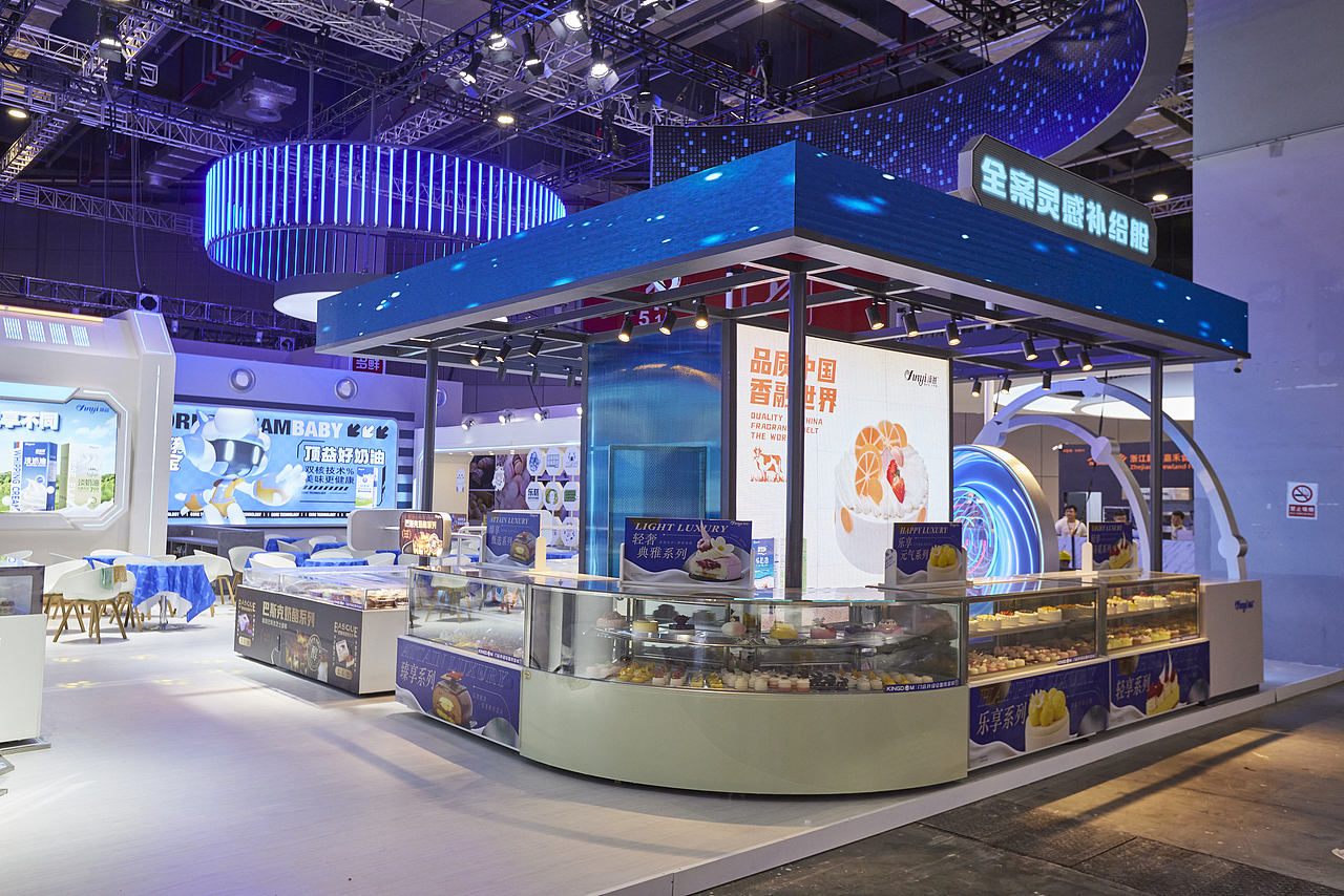 上海腾泰设计 X 顶益食品 2023年展台规划设计方案（图ZMzQ4NDYwMDI4） - 展陈设计 - 站酷设计师上海腾泰设计原创素材 - 站酷ZCOOL