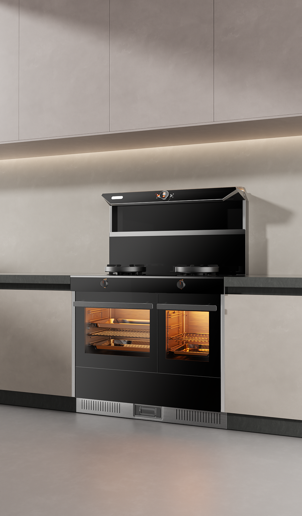 亿田集成灶渲染视觉分享