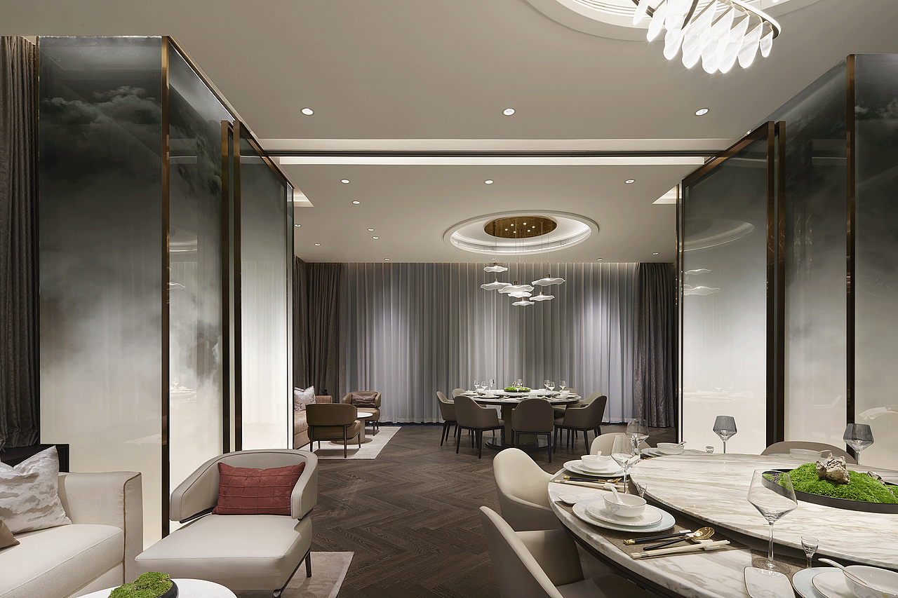 黔州古都，探寻云海间的粤菜盛宴（图ZMjk3MTY4MjQ0） - 商业空间设计 - 站酷设计师上原米修原创素材 - 站酷ZCOOL