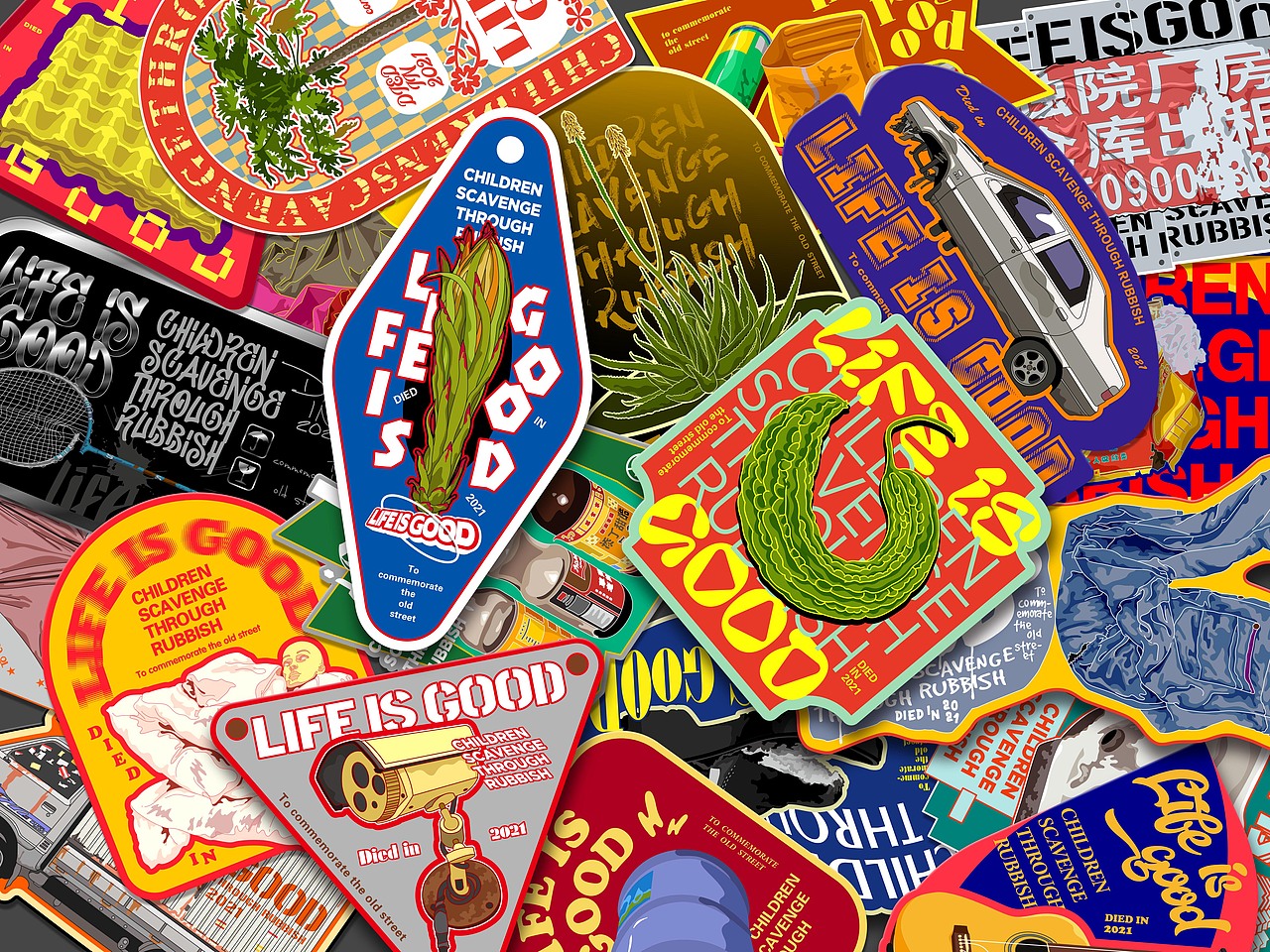 LIFE IS GOOD 系列标章设计