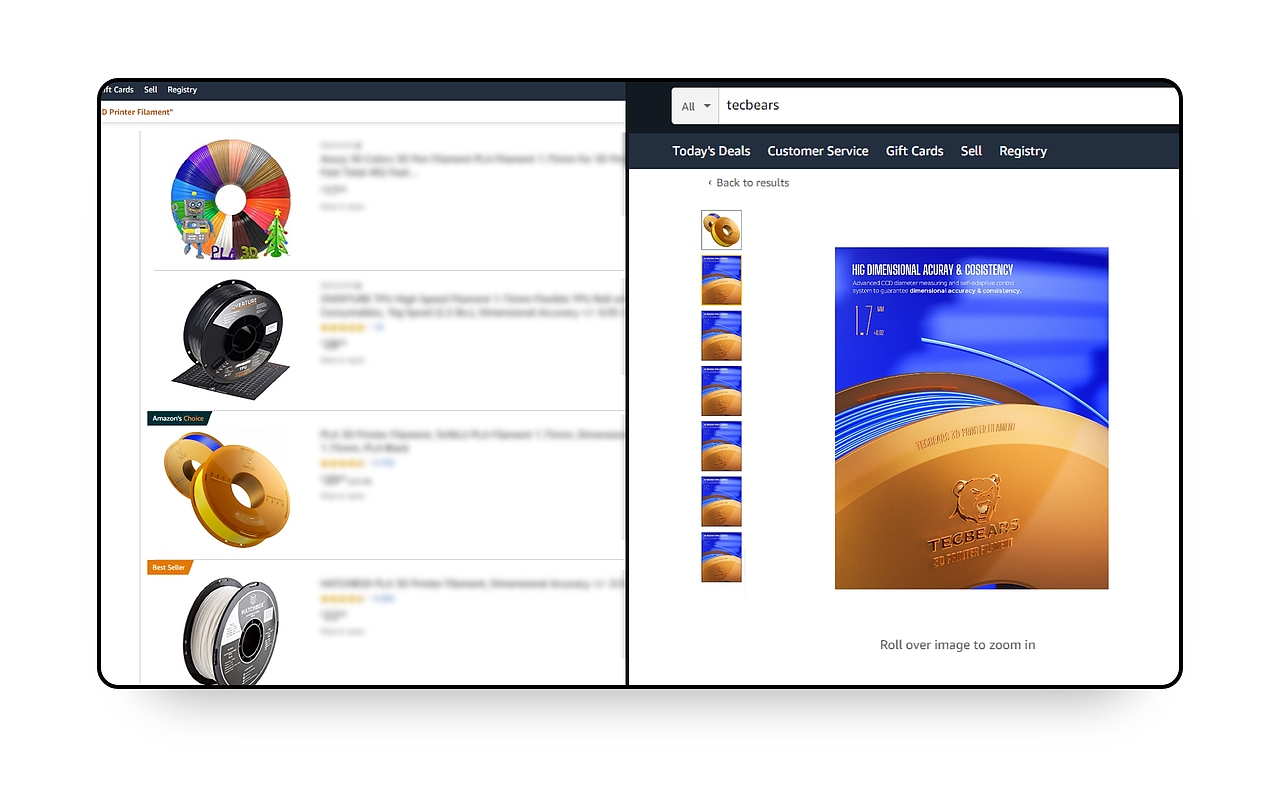 3D打印耗材盘产品升级电商全案设计 | ID+包装+卖点图