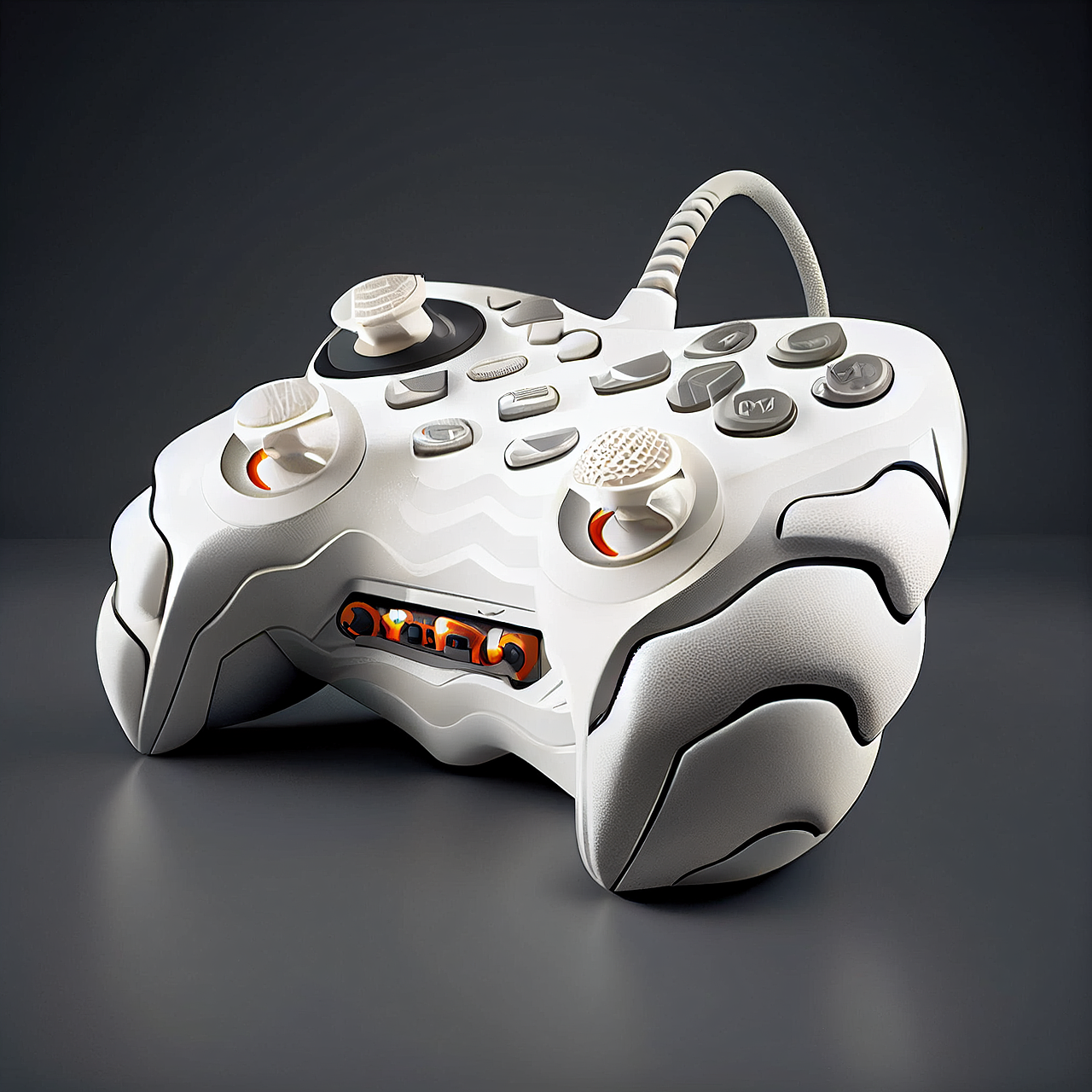 AI美术作品/白蛇 游戏三件套 键盘鼠标手柄