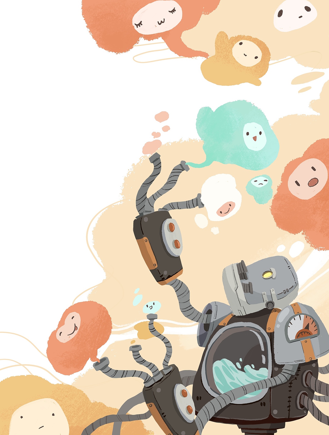 我画过的讲述茶文化的童话故事插图