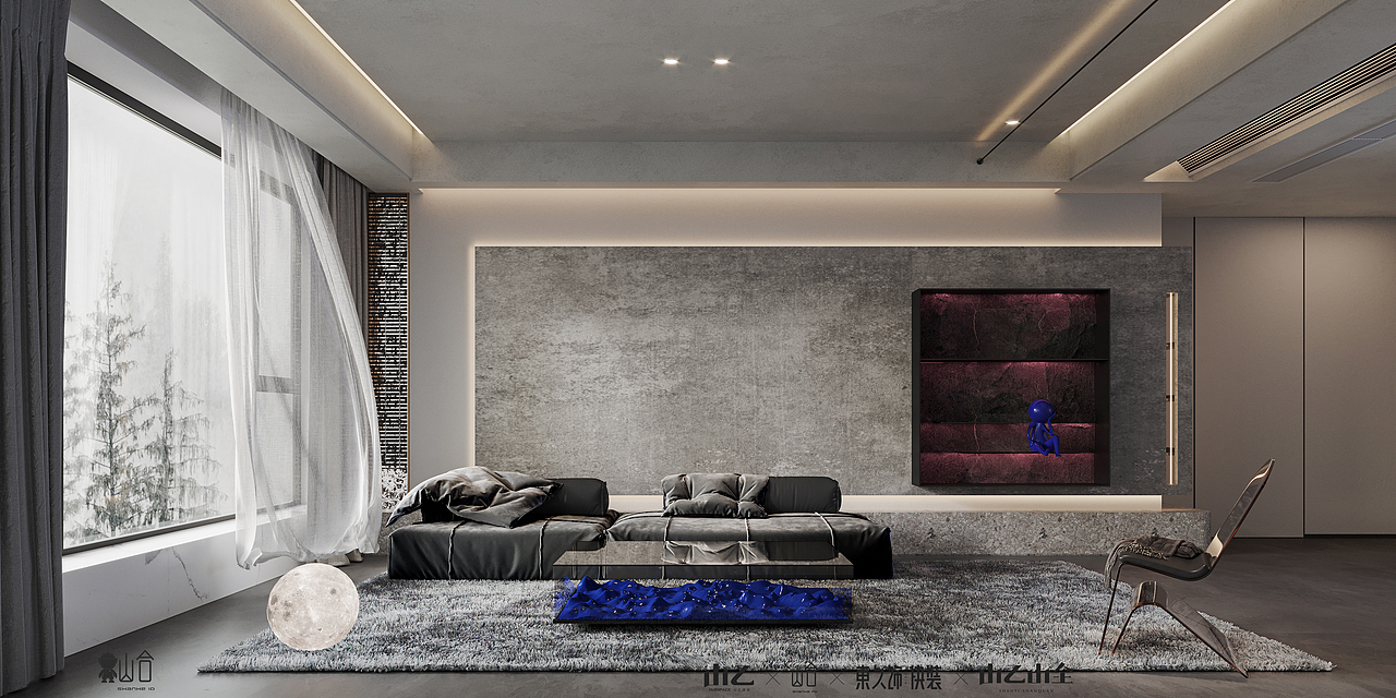 山乙山合｜长沙远洋外滩（图ZMzEwOTEyNTM2） - 家装设计 - 站酷设计师山乙山合原创素材 - 站酷ZCOOL