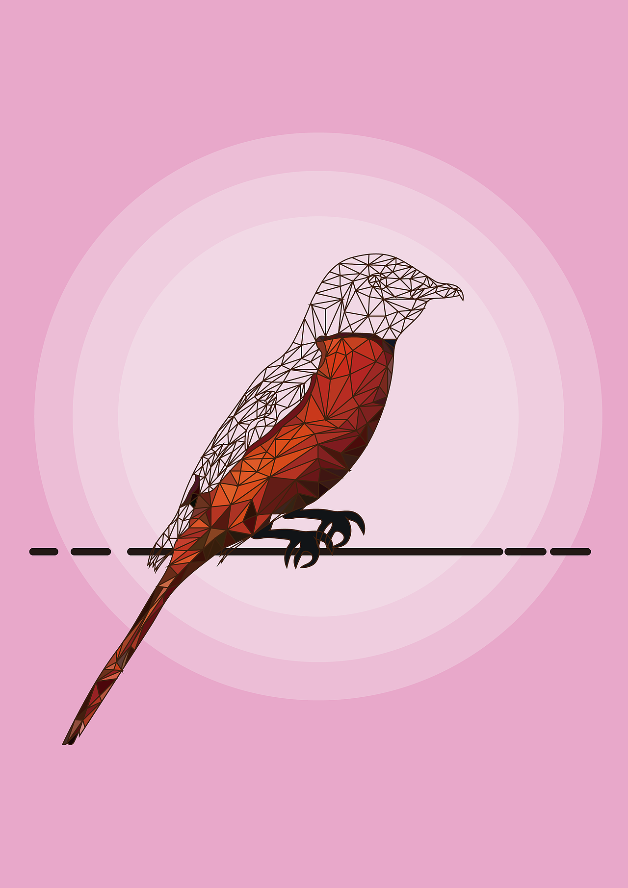 lowpoly风格珍惜鸟类2