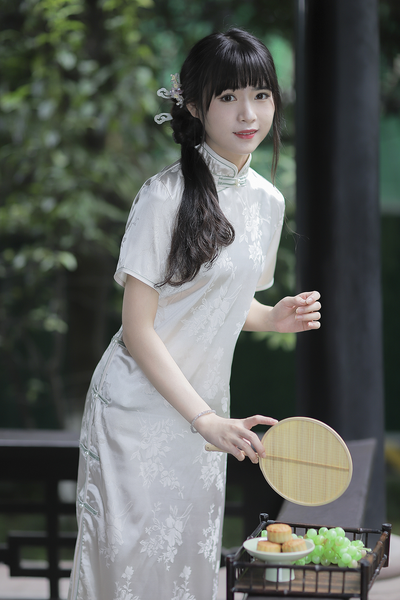 旗袍写真|愿许秋风离别意,散我心中意难平