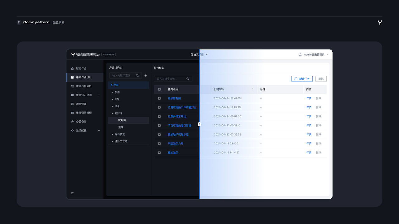 2023~2024年度B端UI作品集,可视化、后台