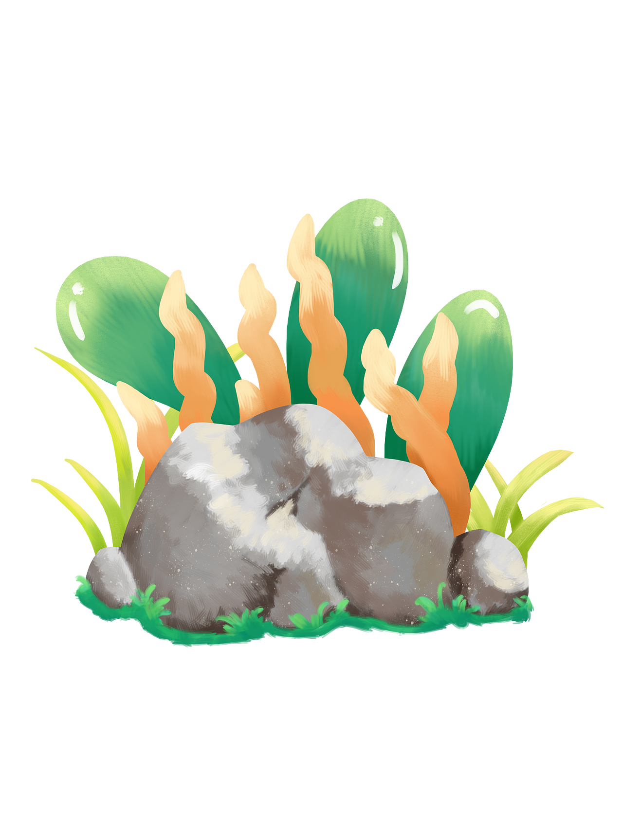 手绘小清新植物插画（图ZMzM2ODM4NjMy） - 创作习作 - 站酷设计师可爱的招财宝贝原创素材 - 站酷ZCOOL