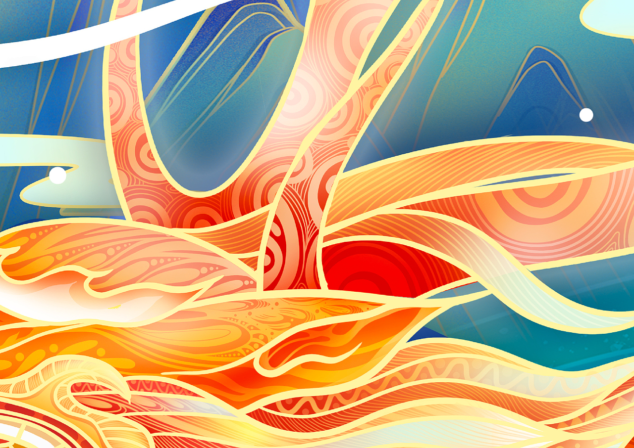 国潮风——端午赛龙舟（图ZMzEzOTg5MDcy） - 商业插画 - 站酷设计师PatientGu原创素材 - 站酷ZCOOL