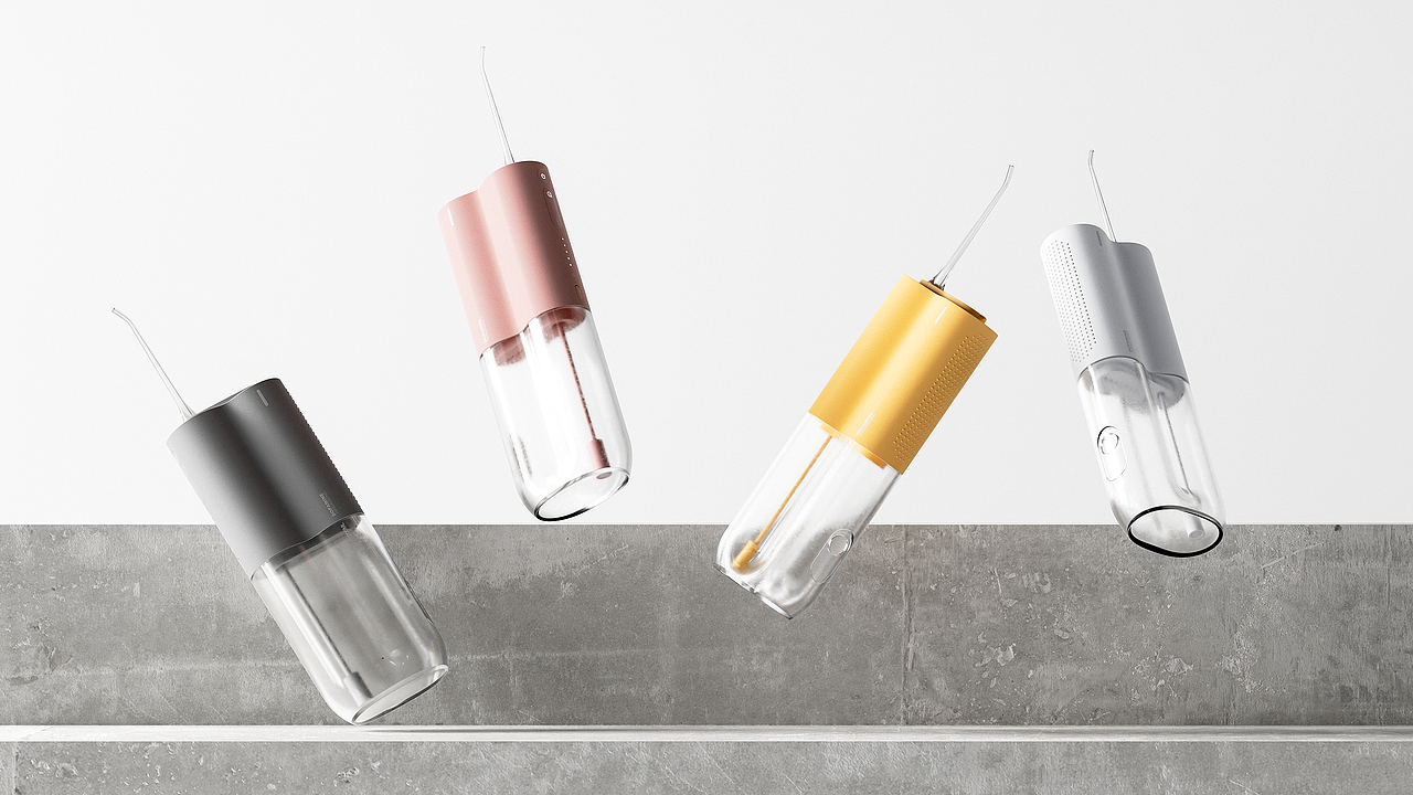 Unlimited-【洗漱一体冲牙器】（图ZMzEwMjQ5MTc2） - 生活用品 - 站酷设计师多巴胺设计原创素材 - 站酷ZCOOL