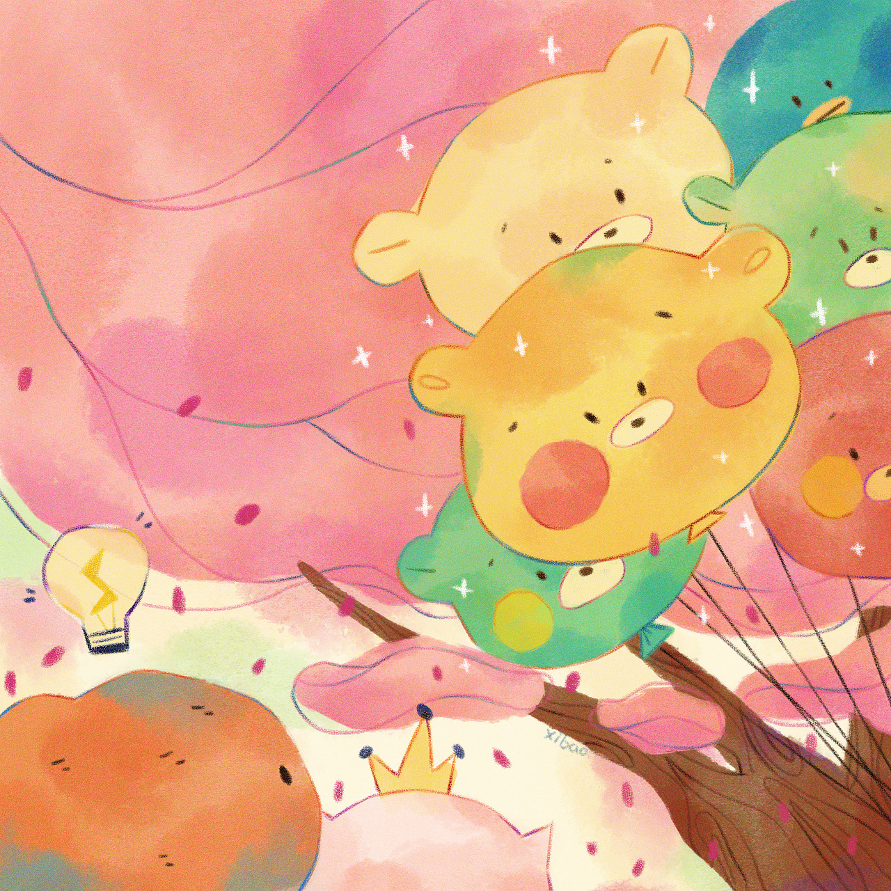 2022年插画合集（图ZMzI2NTY3NDI0） - 儿童插画 - 站酷设计师喜宝的画原创素材 - 站酷ZCOOL