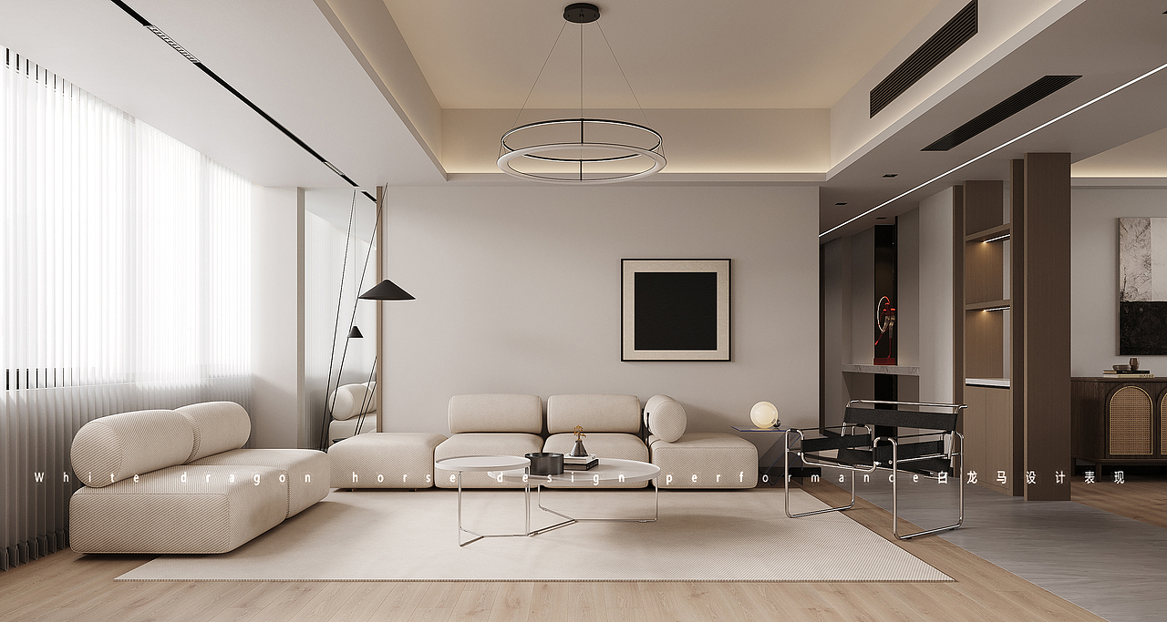 现代风格-白龙马效果图