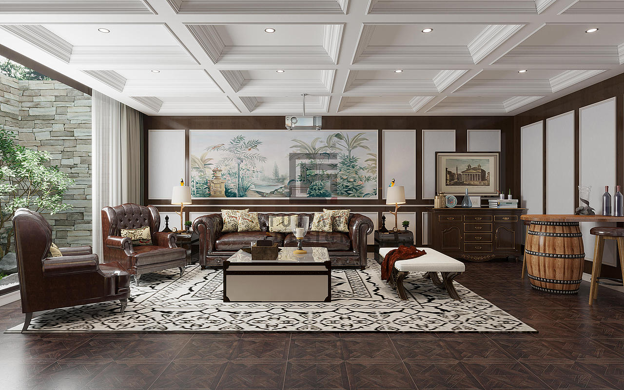 美式风别墅设计，拿捏品质生活