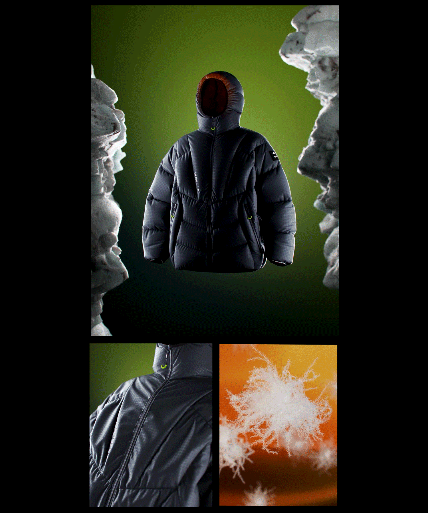 羽绒服｜功能表现三维动画（图ZMzU3NDYwOTAw） - 动画/影视 - 站酷设计师laker鱼原创素材 - 站酷ZCOOL