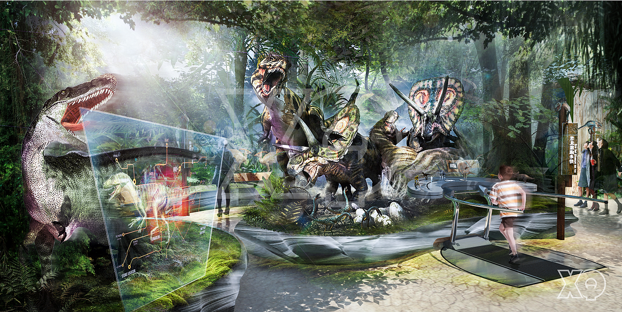 恐龙主题馆概念设计方案（图ZMzIzNjI2MTIw） - 展陈设计 - 站酷设计师壳大王原创素材 - 站酷ZCOOL