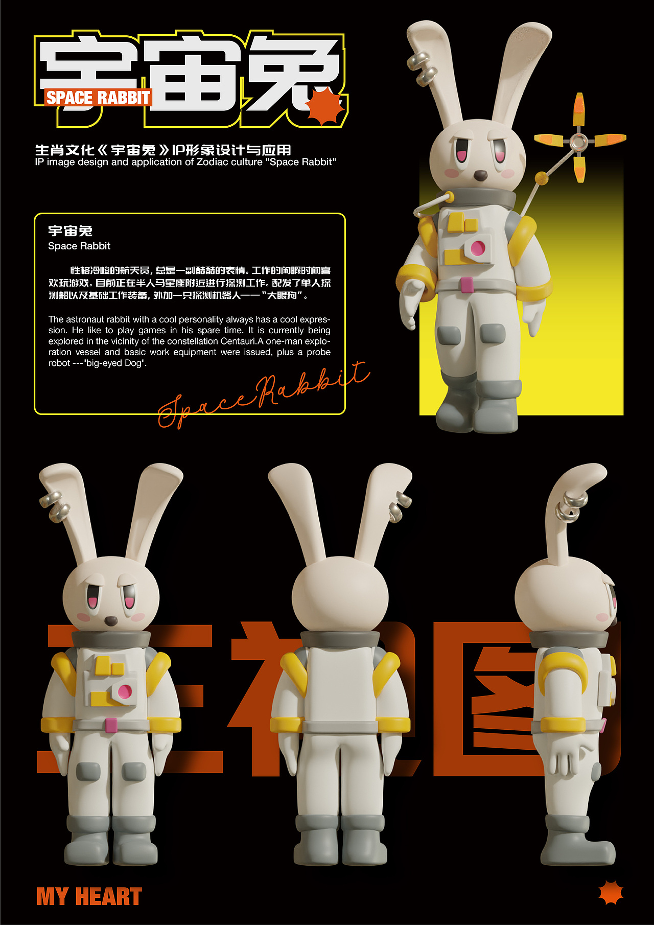 #2023 青春答卷#《宇宙兔IP形象設(shè)計(jì)》（圖ZMzQ0NDMwMTgw） - 人物/生物 - 站酷設(shè)計(jì)師修仙阿方原創(chuàng)素材 - 站酷ZCOOL