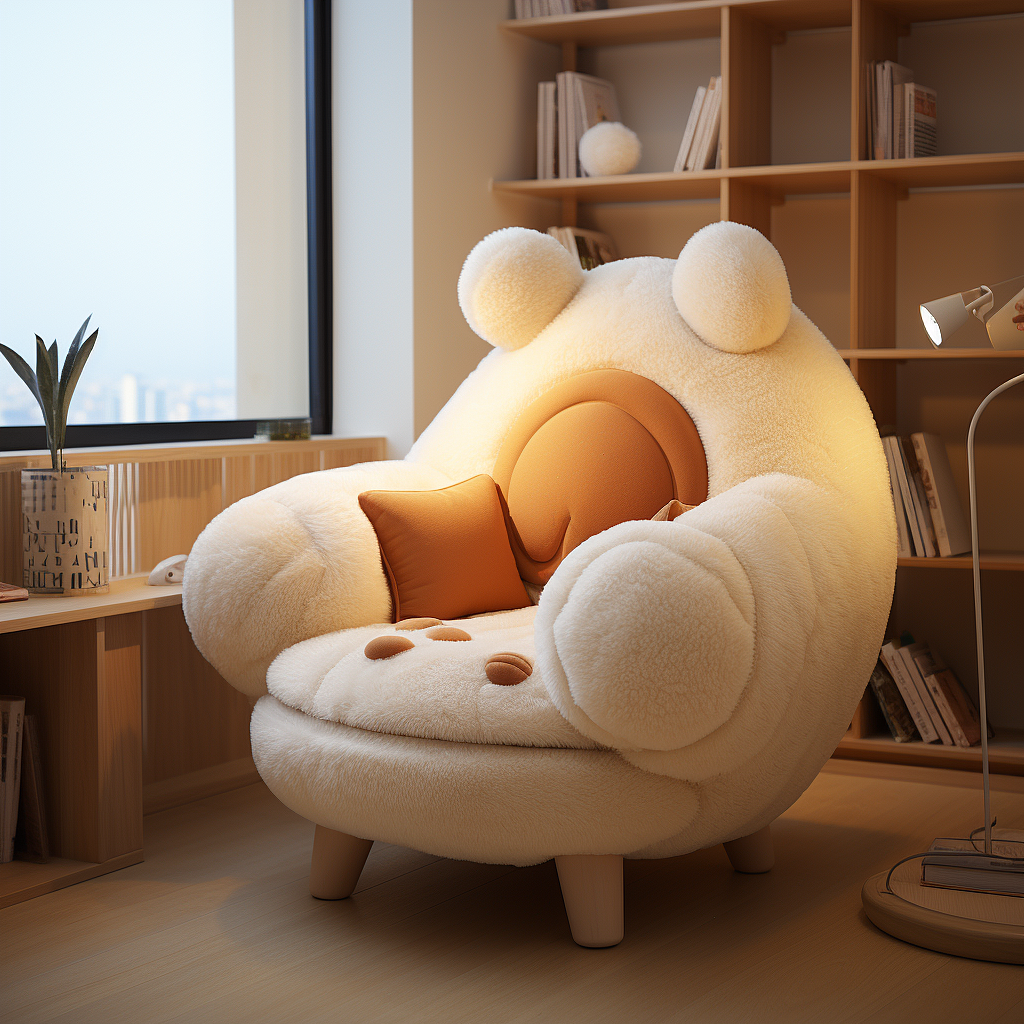 仿生熊椅子