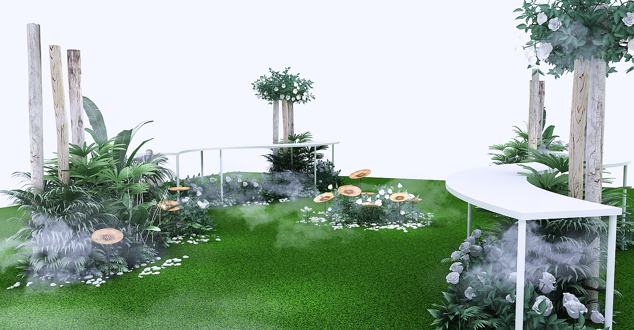 绿植休息区（图ZMzM2MzExODcy） - 建筑/空间 - 站酷设计师YcDesignStudio原创素材 - 站酷ZCOOL