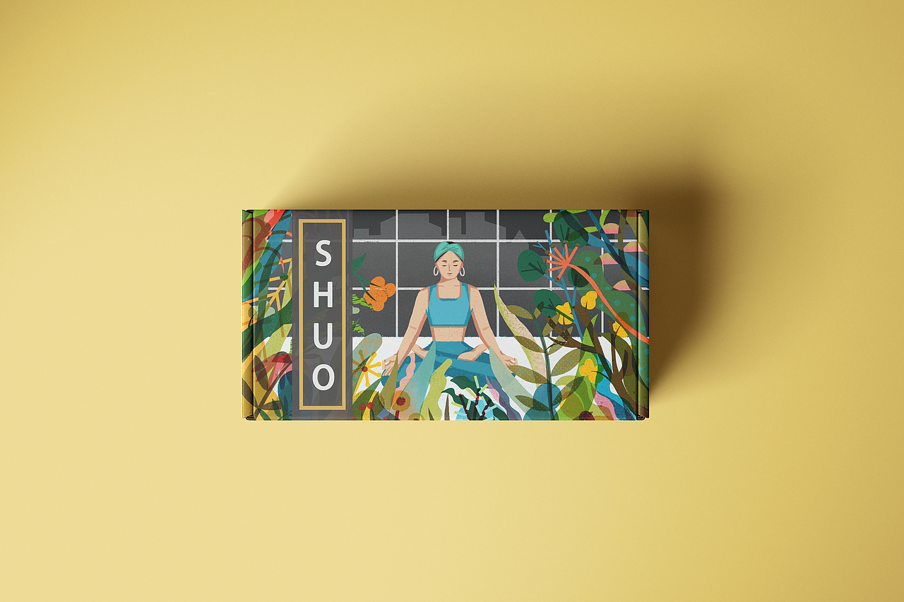 冥想（图ZMzI0NTIzNDc2） - 商业插画 - 站酷设计师_SHUO原创素材 - 站酷ZCOOL