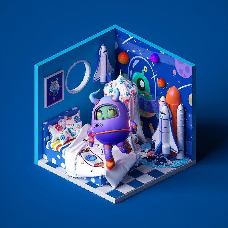 OC第二十期学员作品——NiaoNiao的C4D课堂(上)