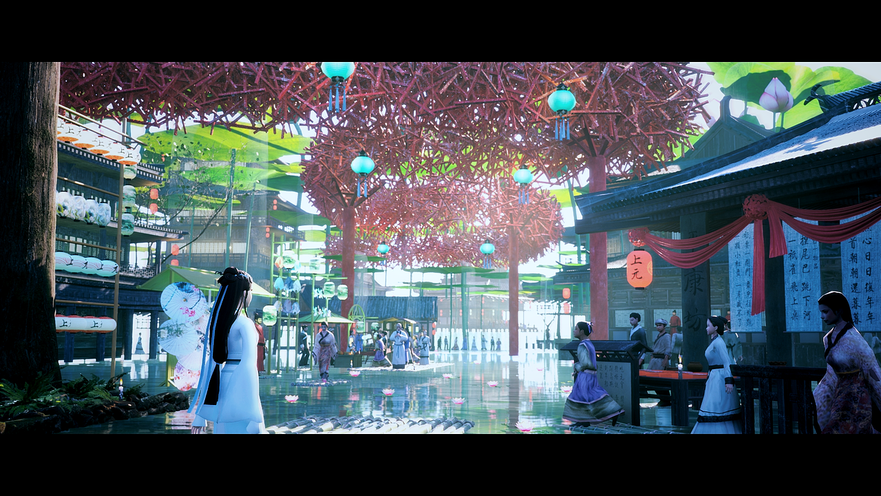 【UE4】【blender】平康坊（图ZMzA4Njc3MjU2） - 动画/影视 - 站酷设计师Nia_a原创素材 - 站酷ZCOOL